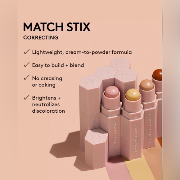 5/$35 NIB Fenty beauty match stix correcting skinstick in shade banana - Picture 3 of 13